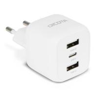 DICOTA D32069 Caricabatterie per dispositivi mobili Computer portatile, Smartphone Bianco AC Ricarica rapida Interno