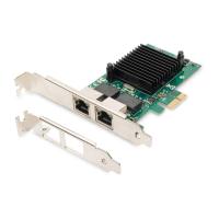 Digitus Scheda Gigabit Ethernet PCI Express, 2 porte