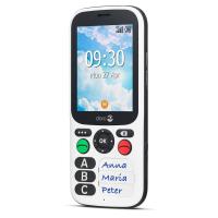 Doro 780X IUP 7,11 cm (2.8'') 117 g Nero, Bianco Telefono cellulare basico