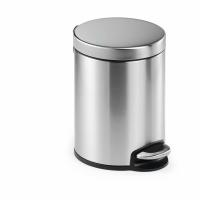 Durable 340023 bidone per la spazzatura 5 L Rotondo Acciaio inox