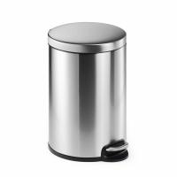 Durable 340223 bidone per la spazzatura 20 L Rotondo Acciaio inox