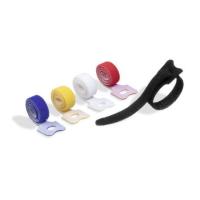 Durable Cavoline Grip Tie fascetta Fascetta con gancio e anello Colori assortiti 5 pz