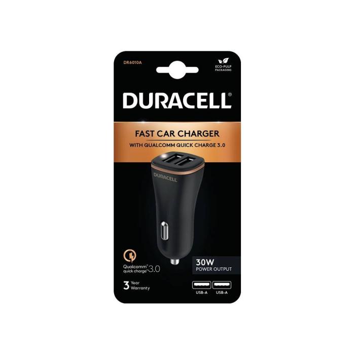 Duracell DR6010A Caricabatterie per dispositivi mobili Nero