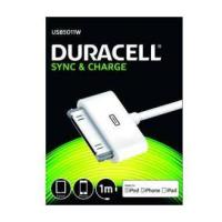 Duracell USB5011W cavo USB 2.0 1 m Bianco, vedi immagine 2 di 2
