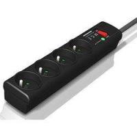 Eaton PS4D protezione da sovraccarico Nero, Bianco 4 presa(e) AC 220 - 250 V 1 m