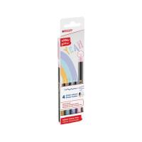 Edding 4-1200-4-3 marcatore Blu, Rosa, Viola, Giallo 1 pz