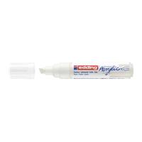 Edding 5000 Acrylic Marker Broad marcatore permanente Punta smussata Bianco 1 pz