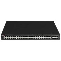 Edimax GS-5654PLX switch di rete Gestito Gigabit Ethernet (10/100/1000) Supporto Power over Ethernet (PoE) Nero