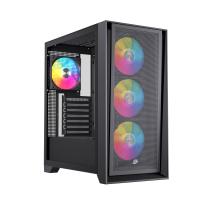Einarex EXCS-PL-600R-B computer case Midi Tower Nero
