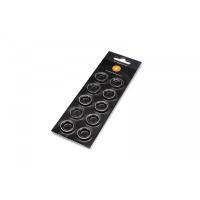 EK Water Blocks EK-Quantum Torque Color Ring 10-Pack HDC 12 Anello di fissaggio della coppia Argento 10 pz