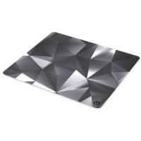 ENDORFY Crystal Black L Tappetino per mouse per gioco da computer Nero, Bianco