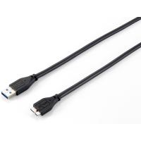 Equip 128397 Cavo da USB 3.0 A a Micro-B, M/M, 1,8 m, 5Gbps, nero