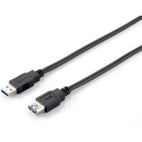 Equip 128399 Cavo di prolunga USB 3.0, da A/M ad A/F, 3,0 m, 5Gbps, nero