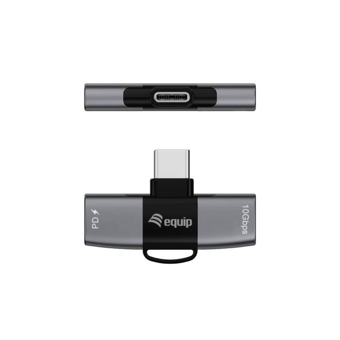 Equip 133479 adattatore per inversione del genere dei cavi USB-C 2 x USB-C Grigio — immagine 6 di 8
