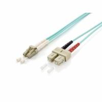 Equip 255316 cavo InfiniBand e in fibra ottica 10 m LC SC Turchese
