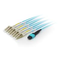 Equip 25556307 cavo InfiniBand e in fibra ottica 3 m MTP 4x LC Ciano