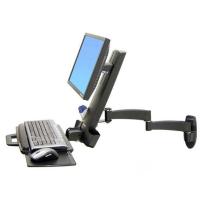 Ergotron 200 Series Combo Arm 61 cm (24'') Parete Nero