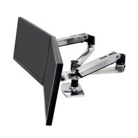 Ergotron LX Series 45-245-026 Supporti a parete per TV 68,6 cm (27'') Scrivania Argento