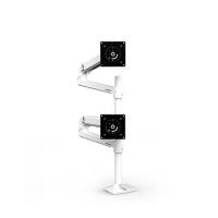 Ergotron LX Series LX Dual Stacking Arm 101,6 cm (40'') Scrivania Bianco