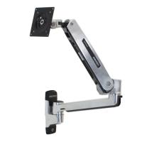 Ergotron LX Sit-Stand Wall Mount LCD Arm 106,7 cm (42'') Parete Acciaio inox