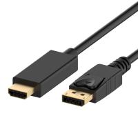 Ewent EC1430 cavo e adattatore video 1 m DisplayPort HDMI tipo A (Standard) Nero
