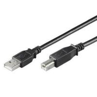 Ewent EW-UAB-020 cavo USB 2 m USB 2.0 USB A USB B Nero