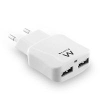 Ewent EW1302 Caricabatterie per dispositivi mobili Universale Bianco AC Interno