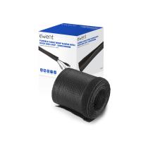 Ewent EW1558 organizer per cavi Universale Guaina intrecciata per cavi Nero 1 pz