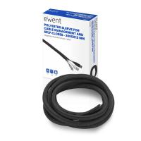 Ewent EW1559 organizer per cavi Universale Guaina intrecciata per cavi Nero 1 pz