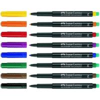Faber-Castell 152504 marcatore permanente Nero, Blu, Oro, Rosso 4 pz