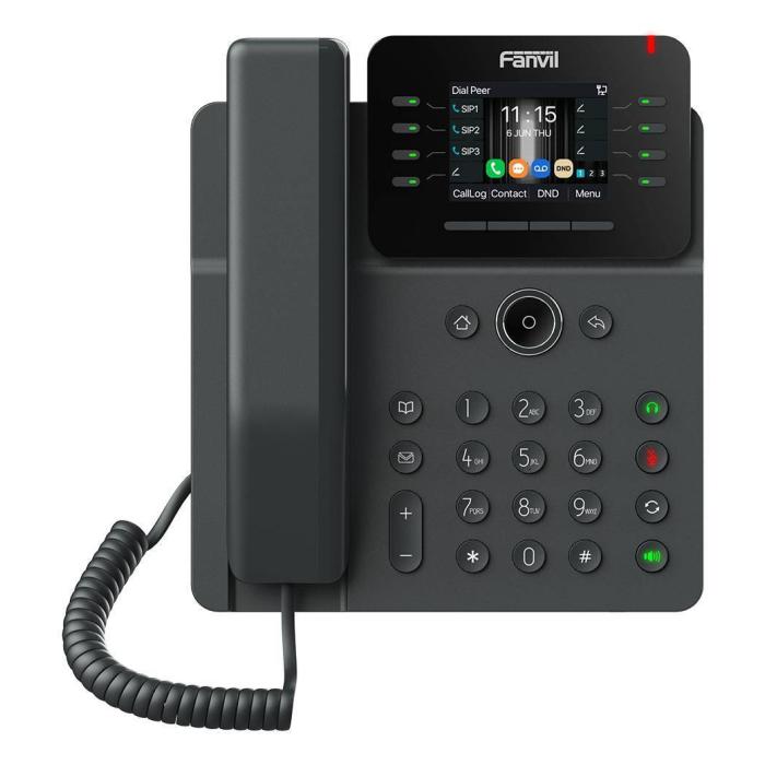 Fanvil V62W telefono IP Nero 12 linee LCD — immagine 3 di 3