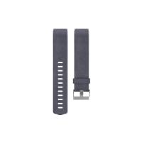 Fitbit FB-160LBIGL accessorio indossabile intelligente Band Indaco Pelle, Acciaio inox