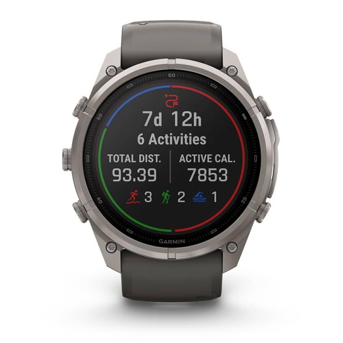 Garmin fēnix 9 Pro 3,56 cm (1.4'') AMOLED 47 mm Digitale 454 x 454 Pixel Touch screen 4G Titanio Wi-Fi GPS (satellitare) — immagine 19 di 22