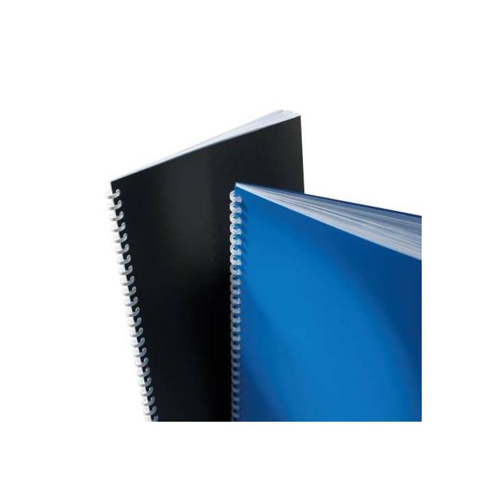 GBC PolyClearView Copertine per rilegatura A4 500 mic blu (100)