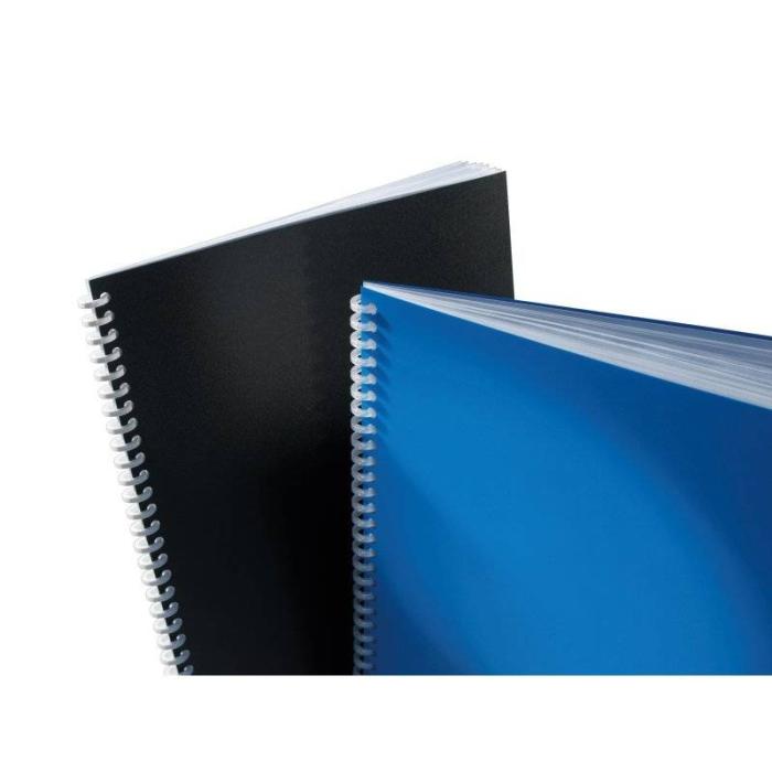 GBC PolyClearView Copertine per rilegatura A4 500 mic blu (100) — immagine 4 di 5