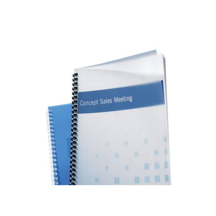 GBC PolyClearView Copertine per rilegatura A4 500 mic blu (100) — immagine 5 di 5