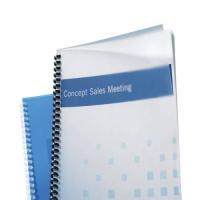 GBC PolyClearView Copertine per rilegatura A4 500 mic blu (100), vedi immagine 2 di 5