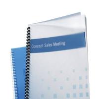 GBC PolyClearView Copertine per rilegatura A4 500 mic blu (100), vedi immagine 5 di 5