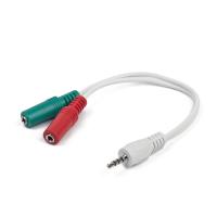 Gembird CCA-417W cavo audio 3.5mm 2 x 3.5mm Bianco