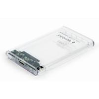 Gembird EE2-U3S9-6 contenitore di unità di archiviazione Custodia per Disco Rigido (HDD) Trasparente 2.5''