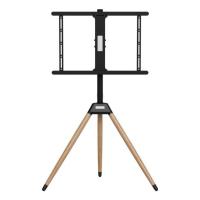 Gembird TVS-75ST-01 Supporto TV a parete 190,5 cm (75'') Nero, Legno