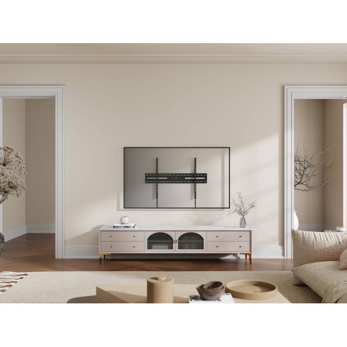 Gembird WM-100F-01 Supporto TV a parete 2,54 m (100'') Nero — immagine 8 di 20