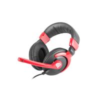 GENESIS HM34X Auricolare Cablato A Padiglione Gaming Nero, Rosso