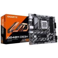 GIGABYTE B840M DS3H Scheda madre - CPU AMD Ryzen 9000, VRM a 8+2+2 fasi, fino a 8200 MHz DDR5, 2xPCIe 4.0 M.2, LAN 2.5GbE, USB 3.2 Gen 1