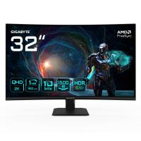 GIGABYTE GS32QCA 31,5'' Monitor Gaming Curvo QHD - 2560 x 1440, 180Hz, 1ms, 250 cd/m², FreeSync, HDR Ready, HDMI 2.0, Displayport 1.4