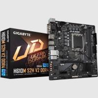 GIGABYTE H610M S2H V2 Scheda Madre - Supporta CPU Intel Core di 14a generazione, 4+1+1 Fasi Ibride VRM Digitale, fino a 5600MHz DDR5, 1xPCIe 3.0 M.2, GbE LAN, USB 3.2 Gen 1
