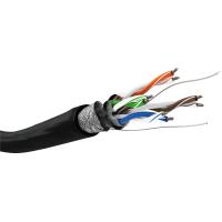 Goobay 57296 cavo di rete Nero 100 m Cat5e SF/UTP (S-FTP)