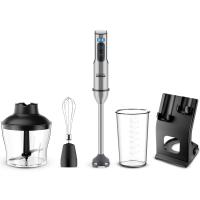 Grunkel BM-2000SET sbattitore Sbattitore manuale 2000 W Acciaio inox, Nero
