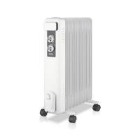 Haeger OH-009.008A stufetta elettrica Interno Nero, Bianco 2000 W Riscaldatore ambiente elettrico a olio