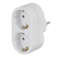 Hama 00108876 adattatore per presa di corrente Tipo C (Europlug) Bianco